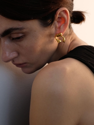 Gold Hug Earrings