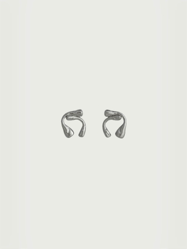 Silver Hug Earrings