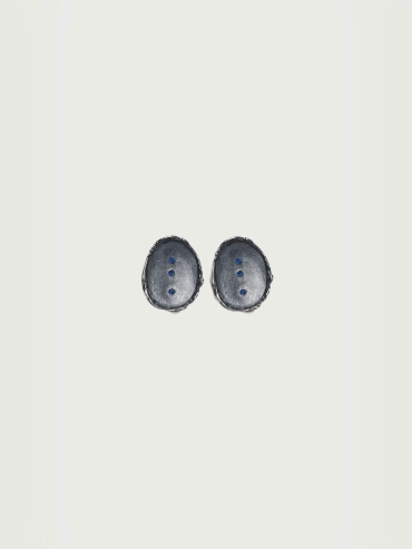 Black Star Dot Tassel Detachable Earrings