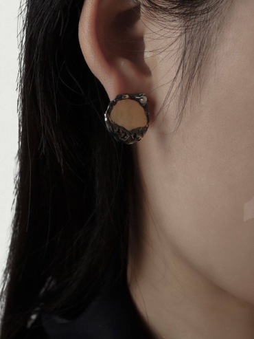 Black tea collection earrings - set