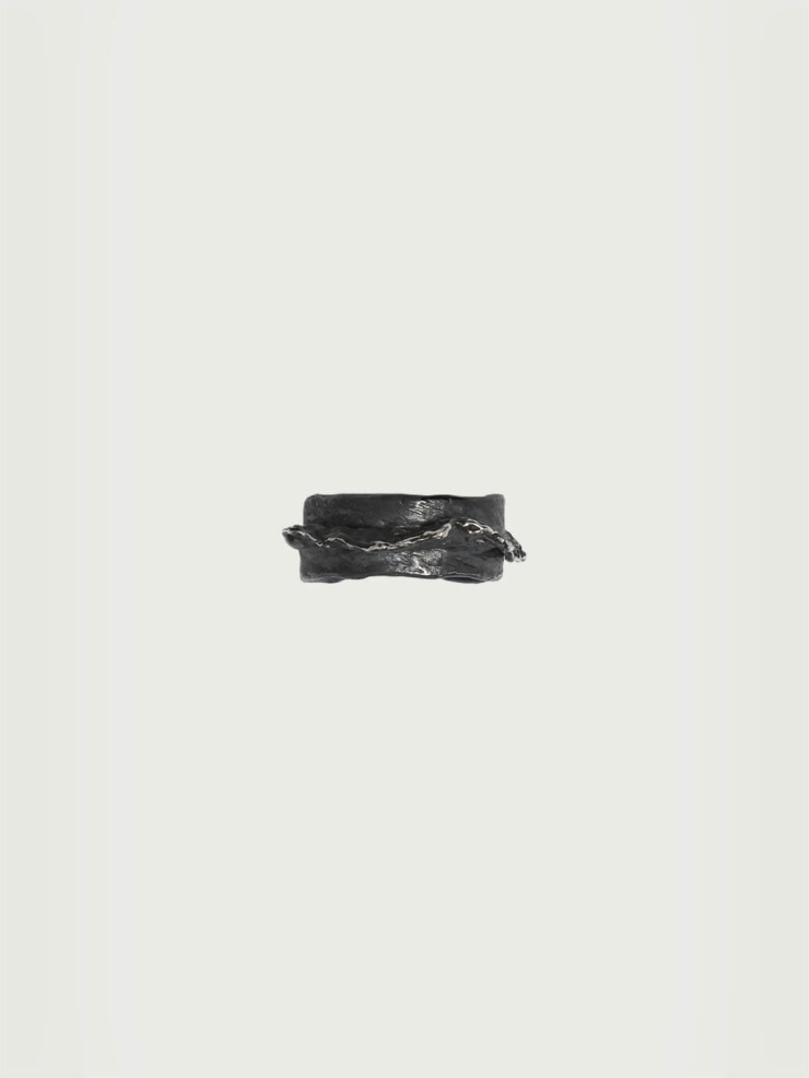 Black Ocean Shadow Ear Cuff/Ring