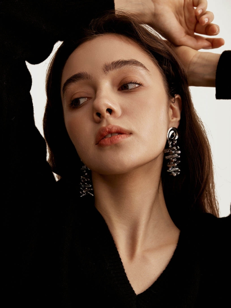 Twin Cave Earrings