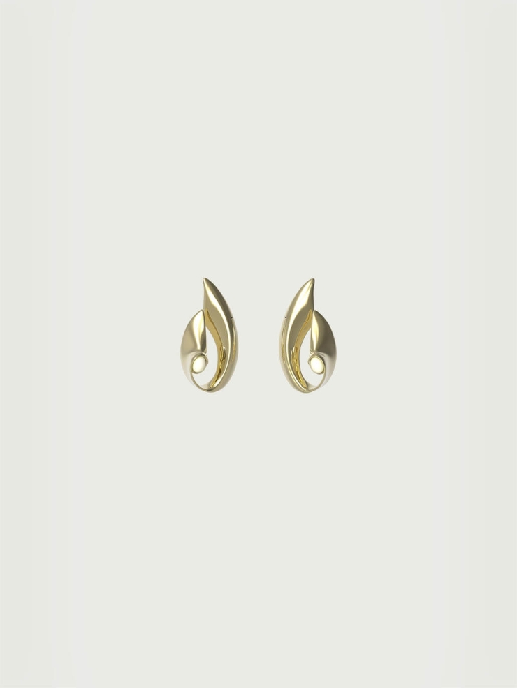Gold Wind Earrings