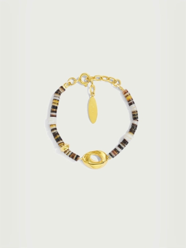 Black Grotto Mother of Pearl Bangle