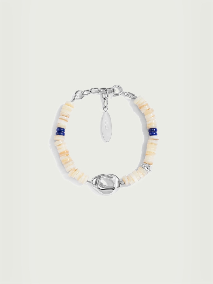 White Grotto Mother of Pearl Bangle