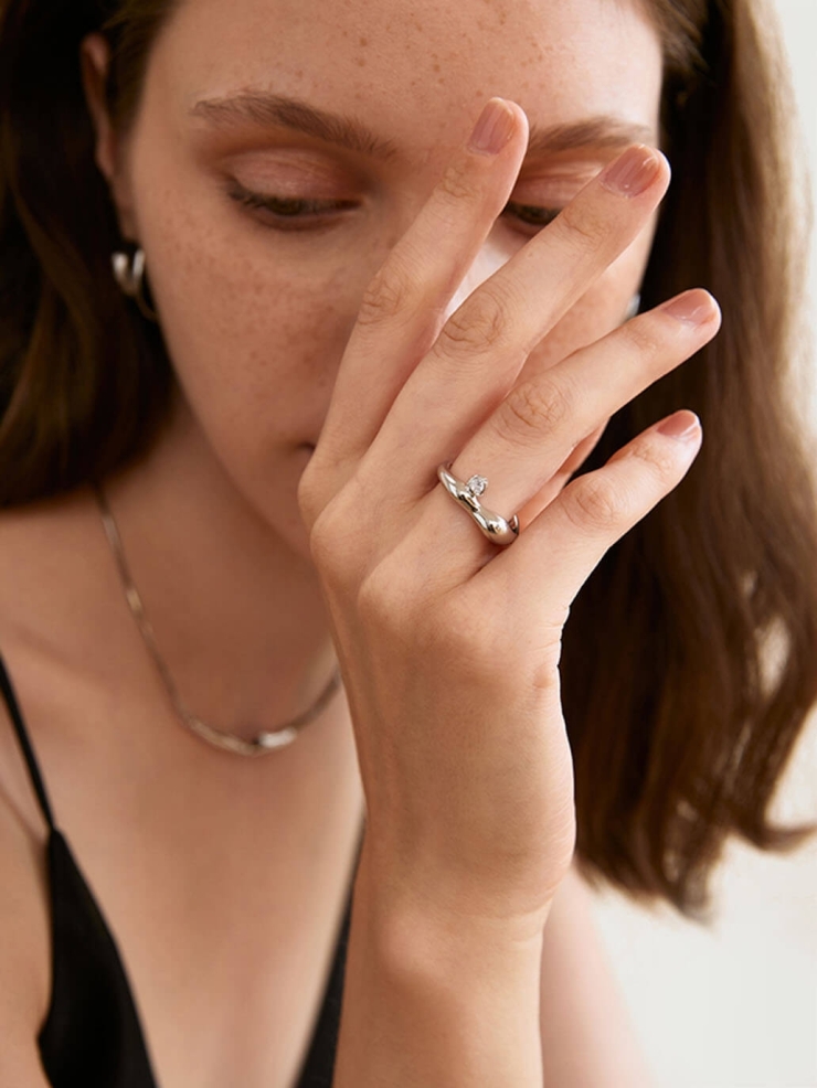 Mud Diamond Ring