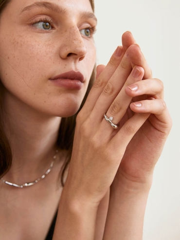 Mud Diamond Ring