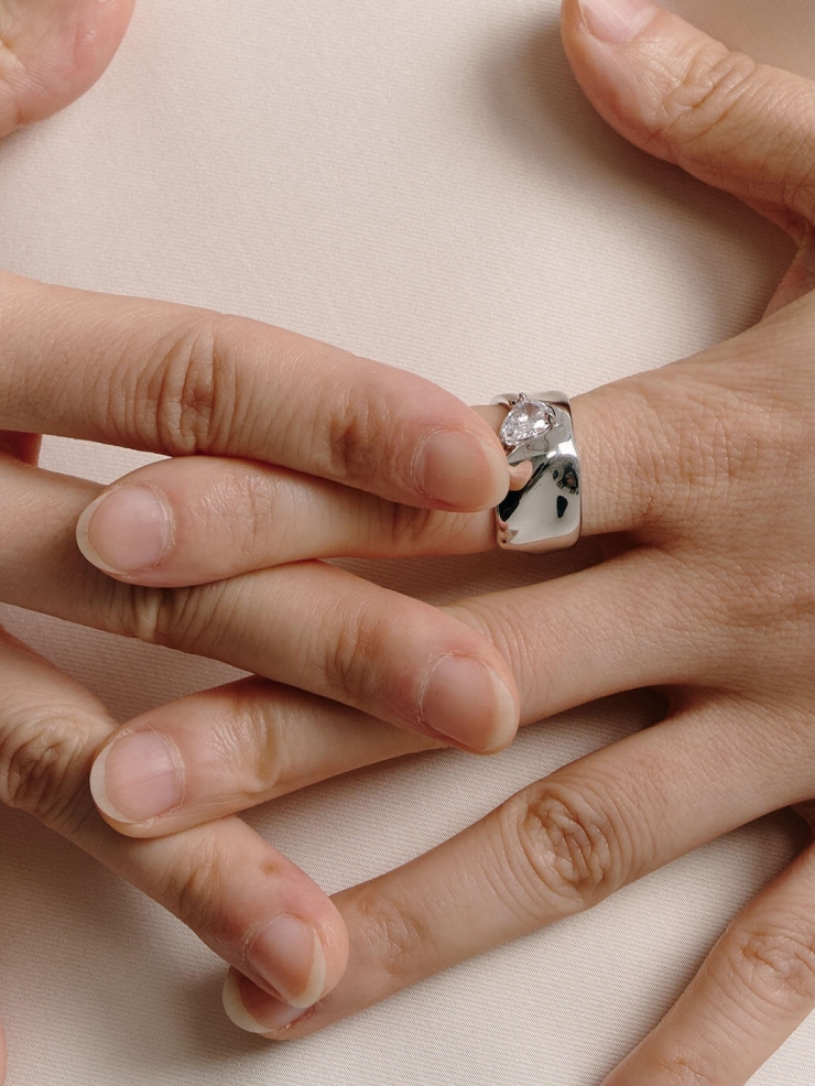 Diamond Rock Ring