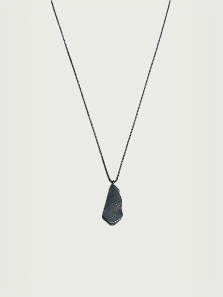 [FINAL SALE] Violet ceramic beading necklace