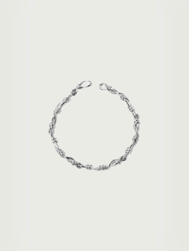 Gordian knot chain bracelet