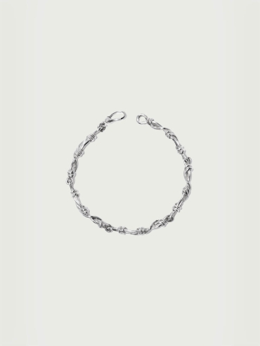 Gordian knot chain bracelet
