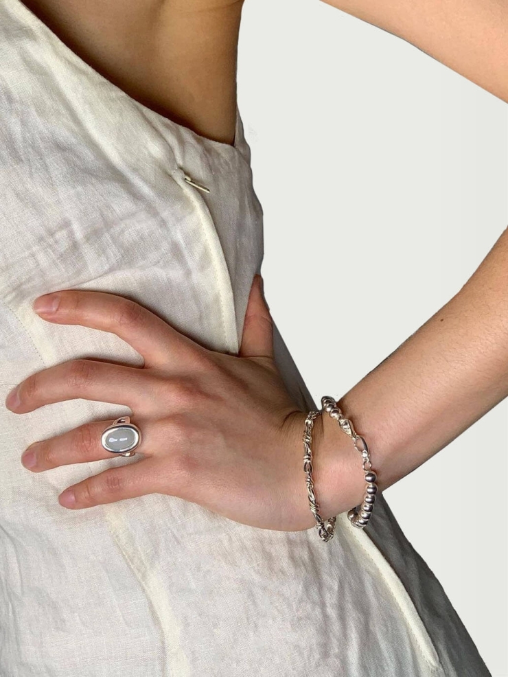 Gordian knot chain bracelet