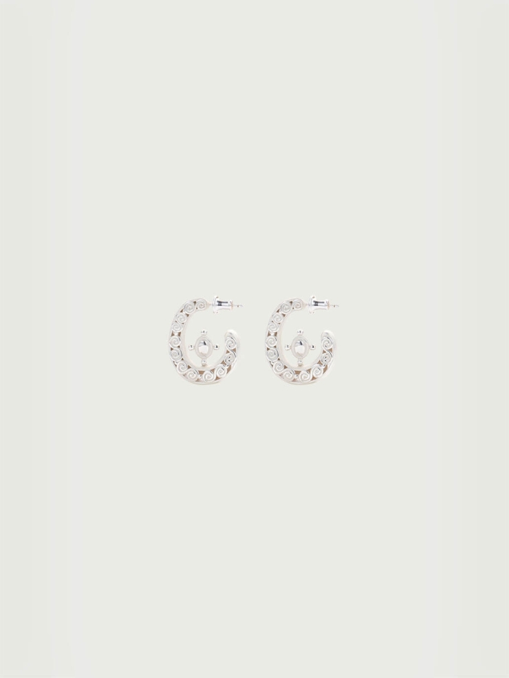 Redemption circle earrings