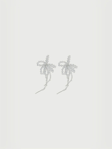 Hibiscus cana earrings - pair