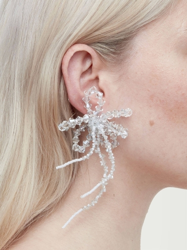 Hibiscus cana earrings - pair