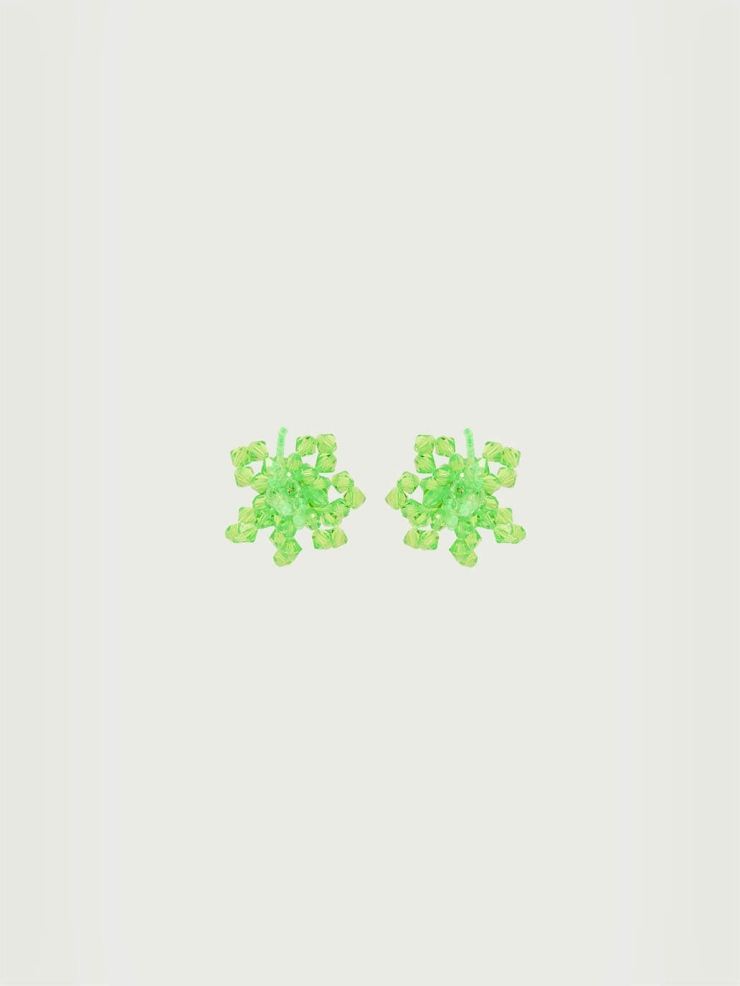 Hibiscus lacerta mini earrings - pair