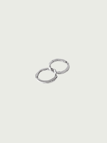 Silver kizuna ring