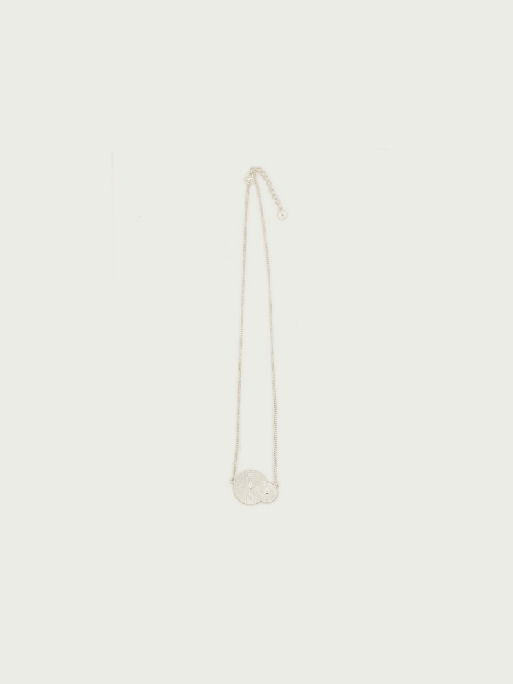 Double wutuo pendant necklace