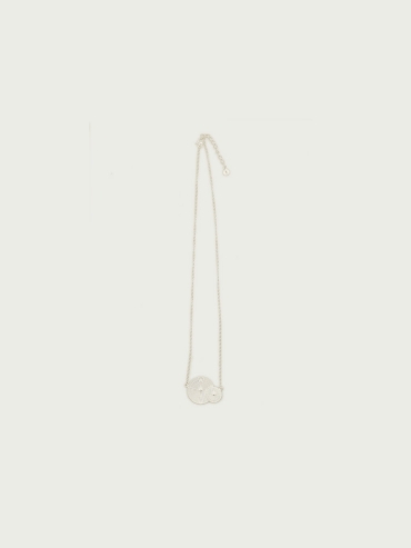 Double wutuo pendant necklace