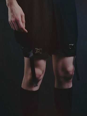 Black Natsume Mens Adjustable Pants