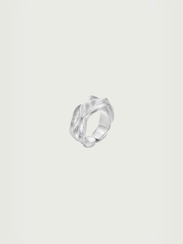 Silver Wave Ring