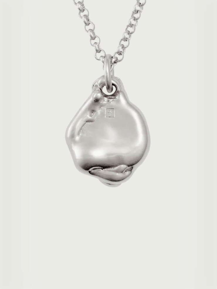 Silver Médaillon Perdu Necklace