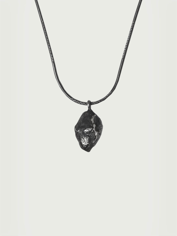 Black Pyramid Island Necklace