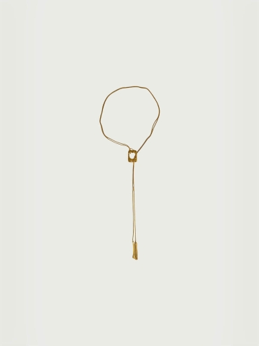 Gold Sky Mirror Necklace