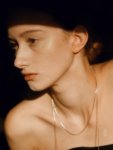 Gold Sky Mirror Necklace