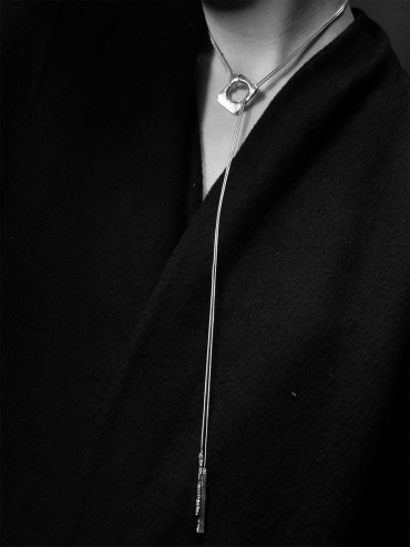 Sky mirror necklace