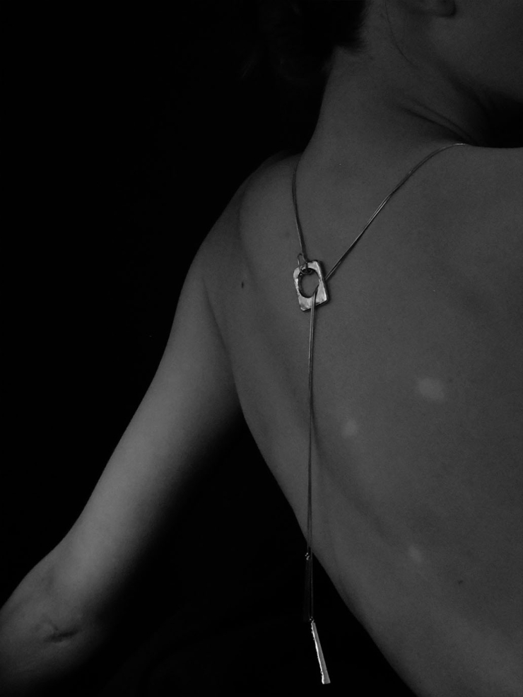 Sky mirror necklace