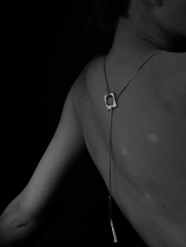 Sky mirror necklace