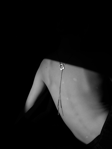 Sky mirror necklace