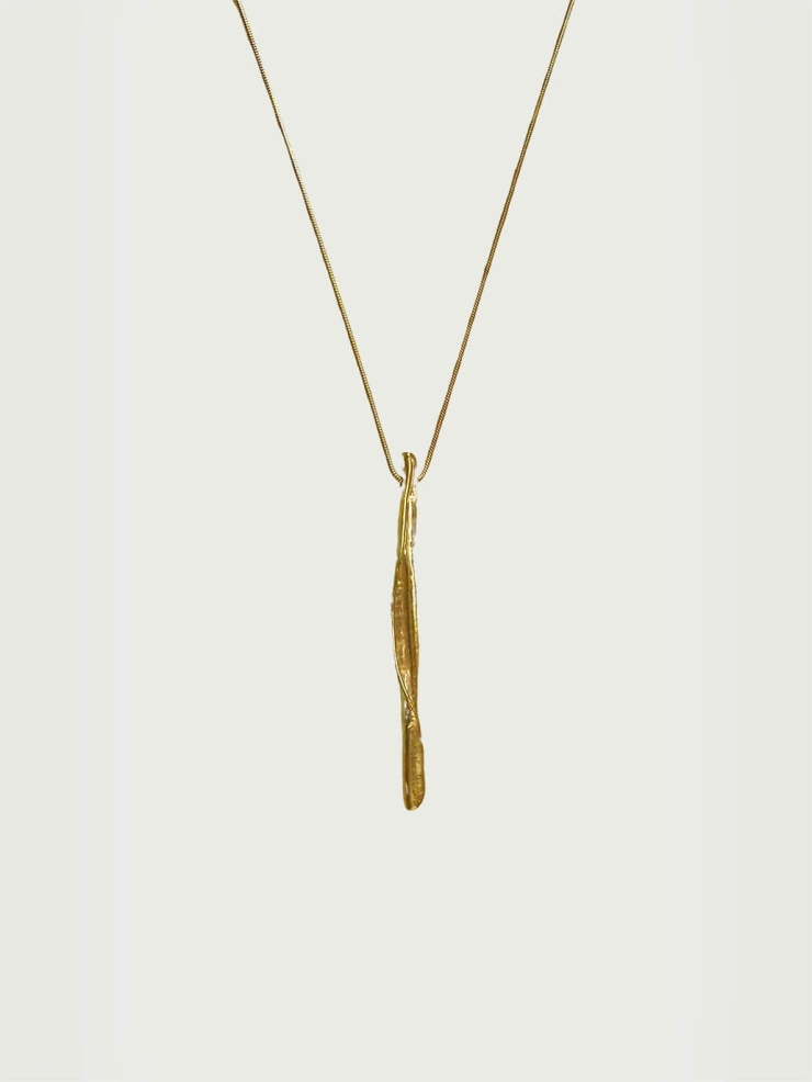 Gold Roll Necklace