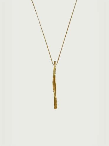 Gold Roll Necklace