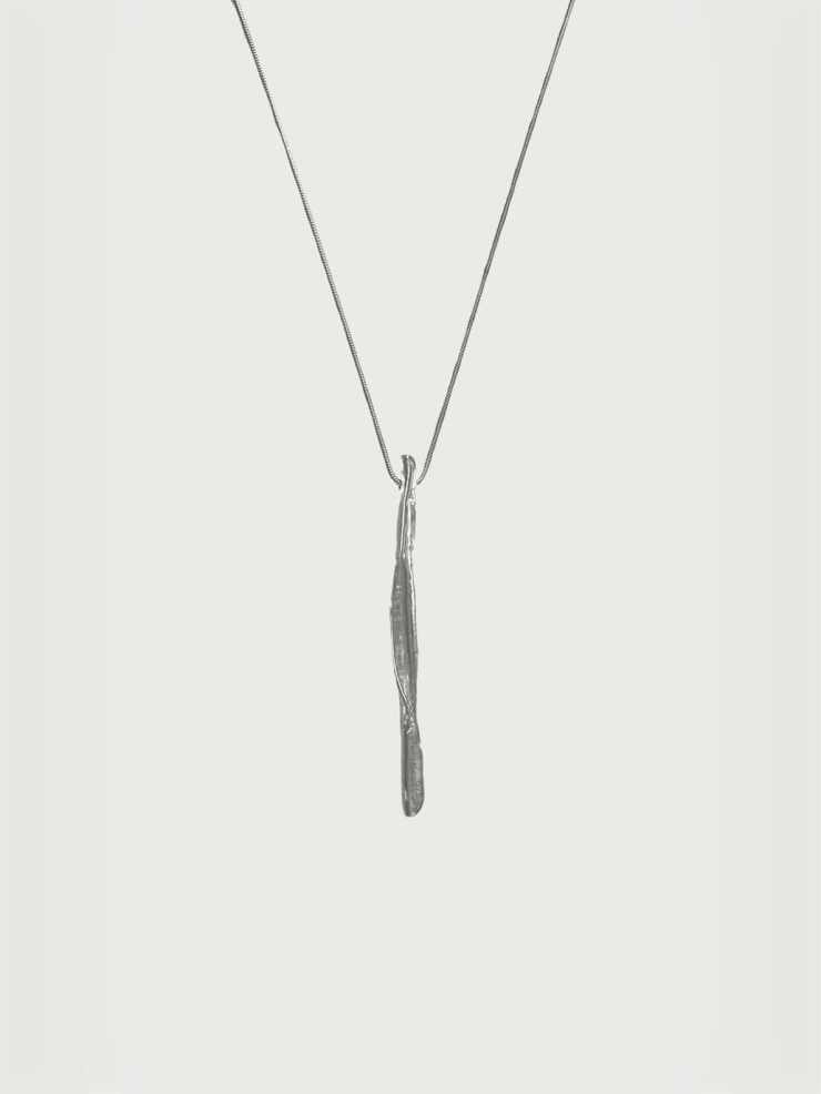 Silver Roll Necklace