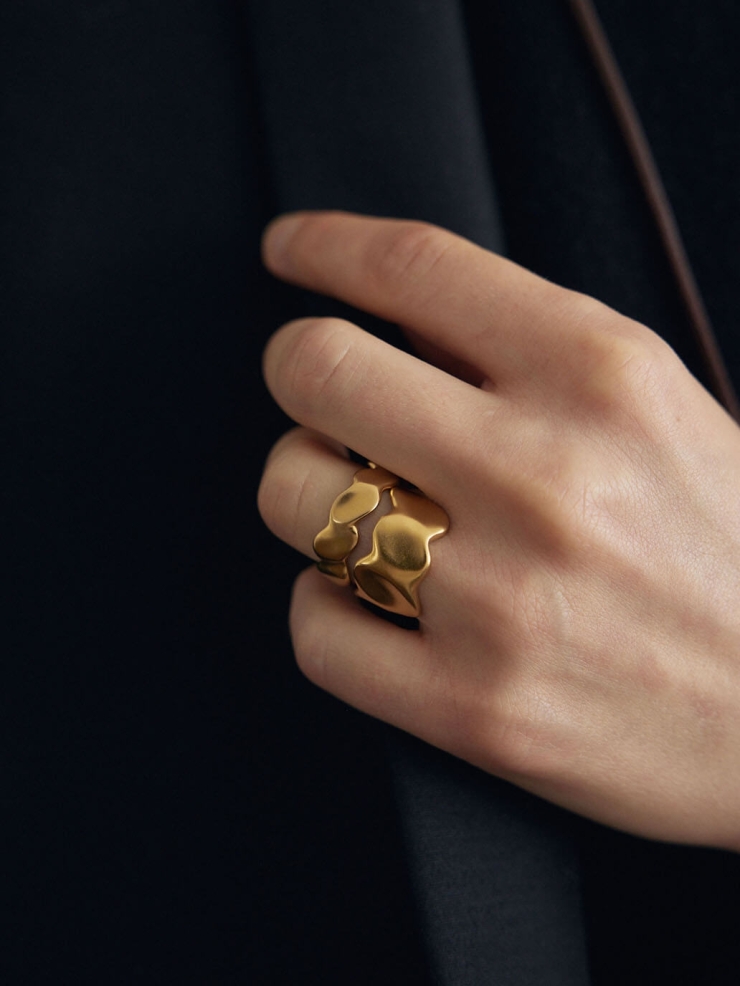 Gold Large Hallmarked Ring