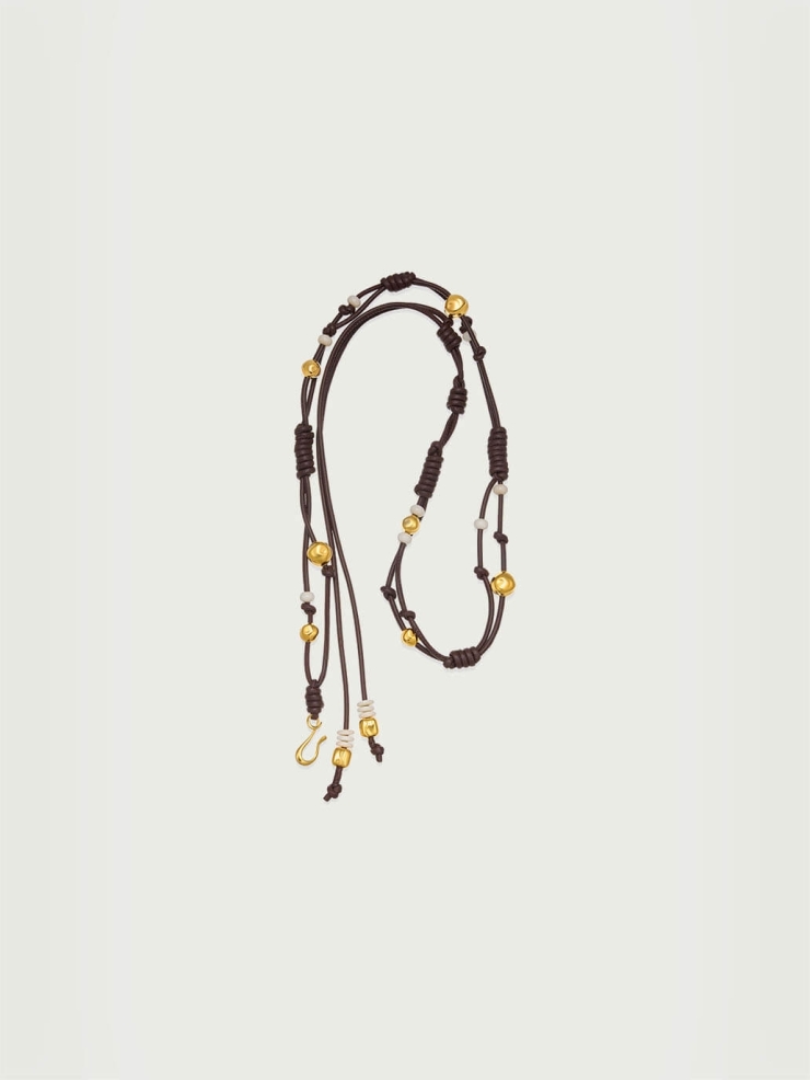 Gold Drum Jump Leather Belt