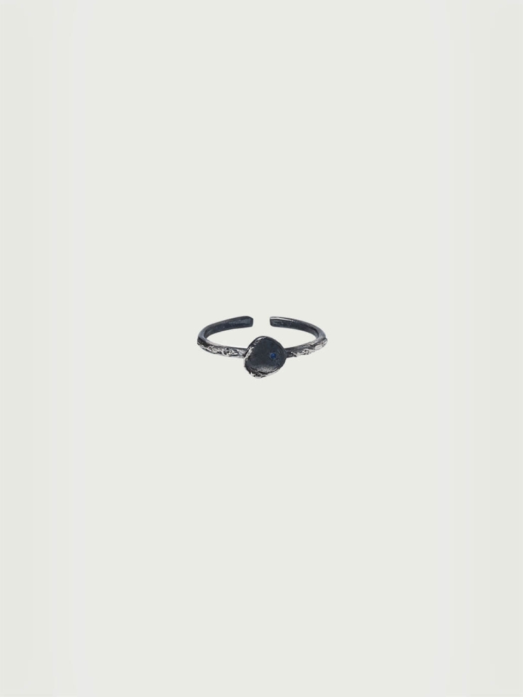 Black Star Dot Ring