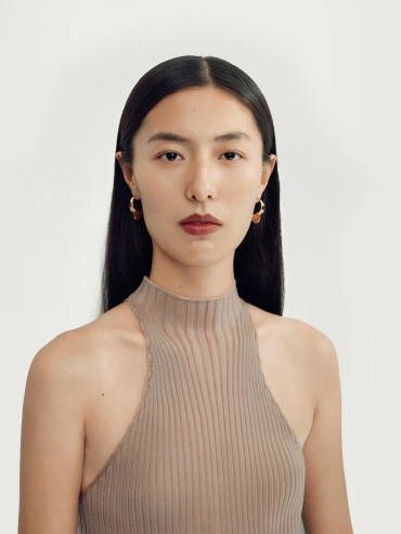 Gold Echo Earrings
