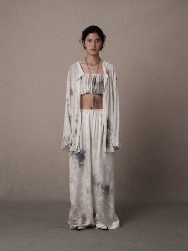 White Linen Ge Ware Shirt