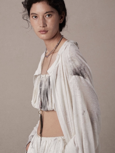 White Linen Ge Ware Shirt