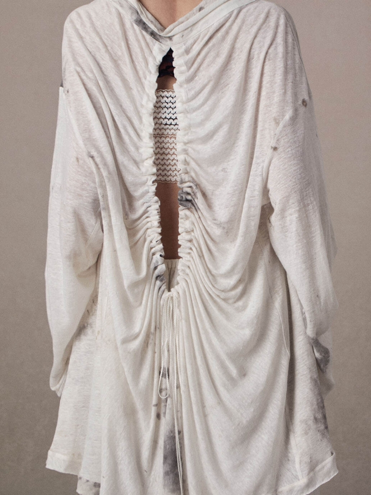 White Linen Ge Ware Shirt