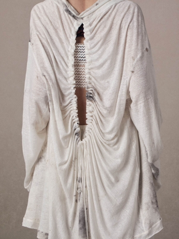 White Linen Ge Ware Shirt