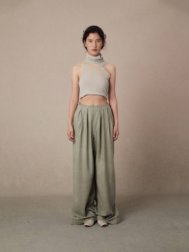 Green Ru Ware Cropped Top