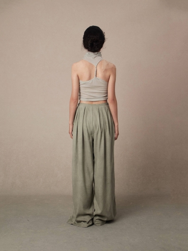 Green Ru Ware Cropped Top
