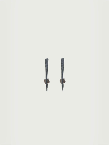 Black Smoky Flicker Earrings