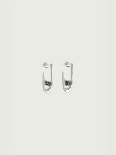 Silver Smoky Flicker Earrings