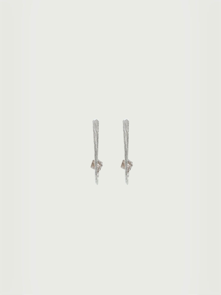 Silver Smoky Flicker Earrings