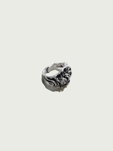 Silver Untwined Star Ring